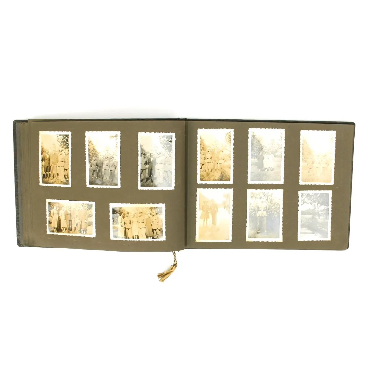 Original German WWII 1942-1943 Panzer Grenadier NCO Photo Album - 300 Photos