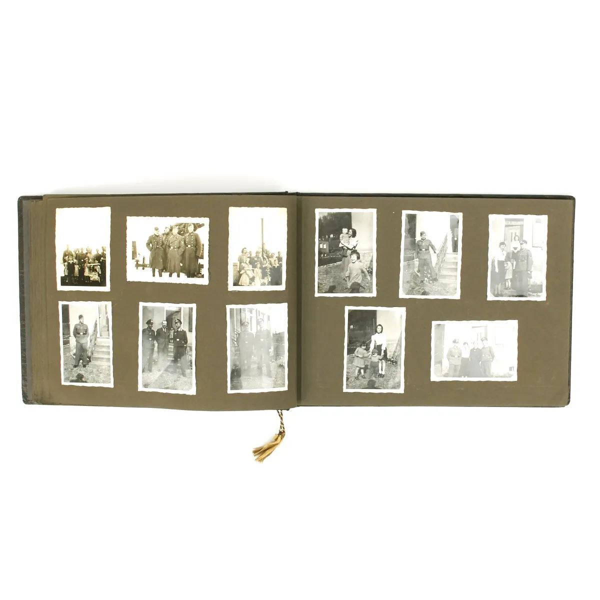 Original German WWII 1942-1943 Panzer Grenadier NCO Photo Album - 300 Photos