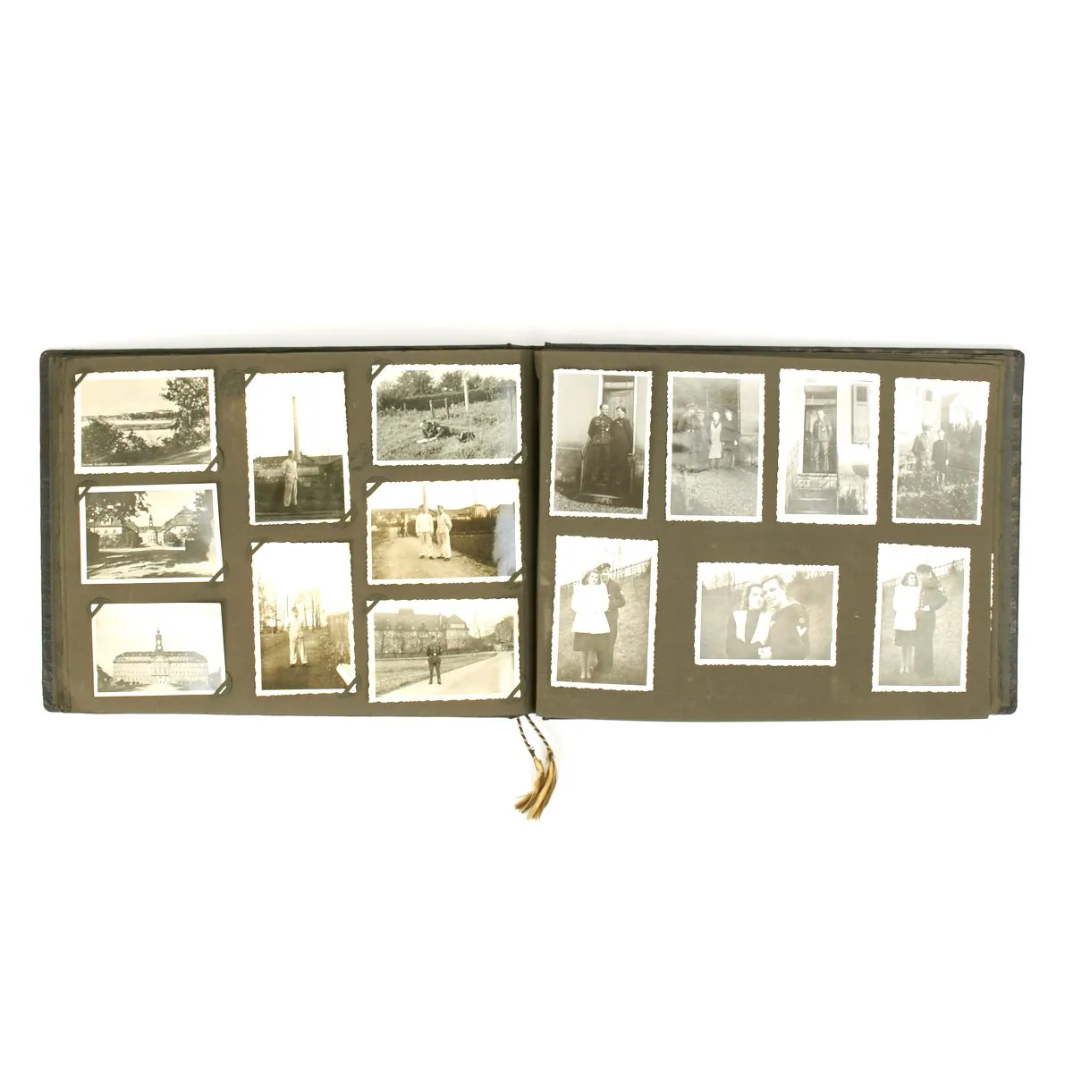 Original German WWII 1942-1943 Panzer Grenadier NCO Photo Album - 300 Photos
