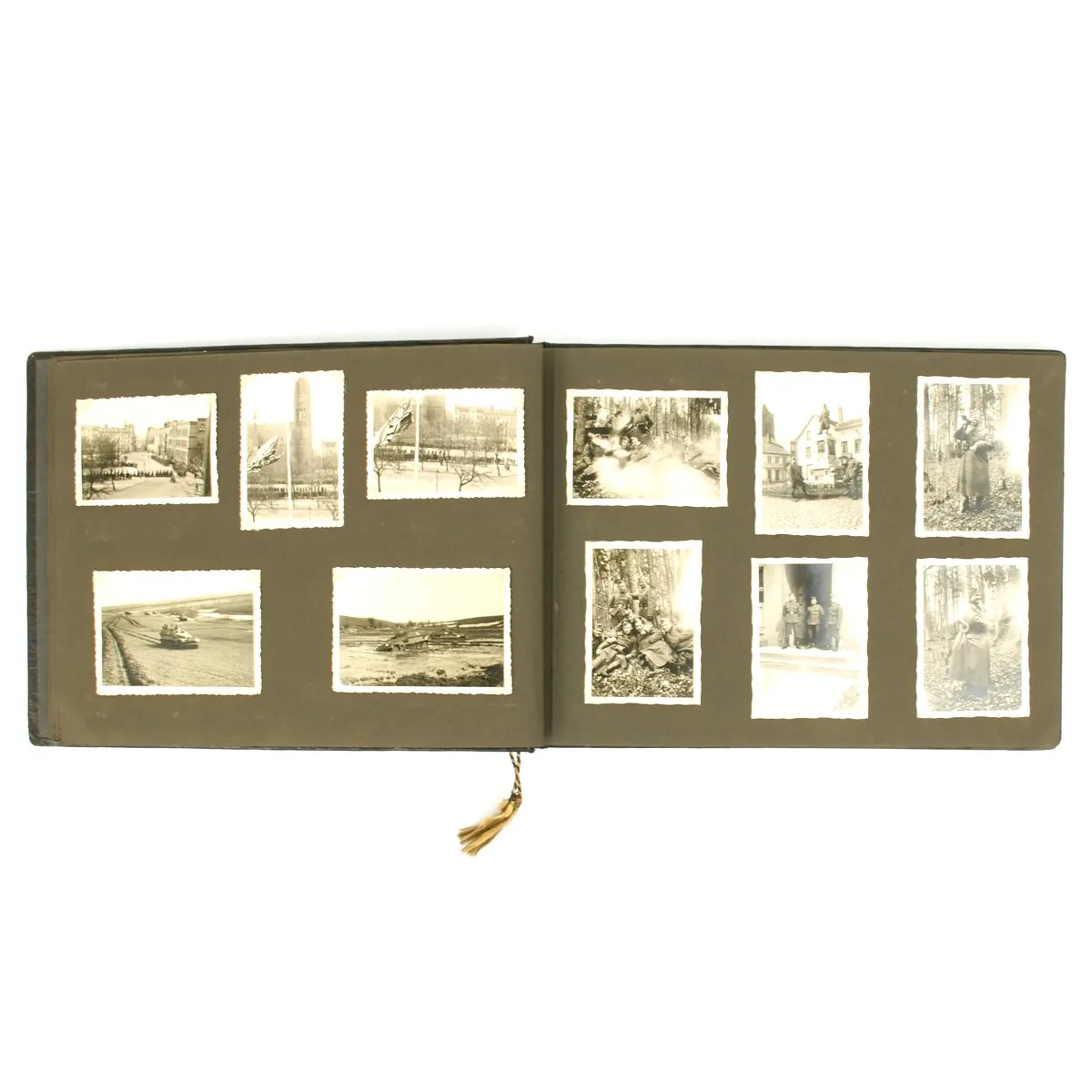 Original German WWII 1942-1943 Panzer Grenadier NCO Photo Album - 300 Photos