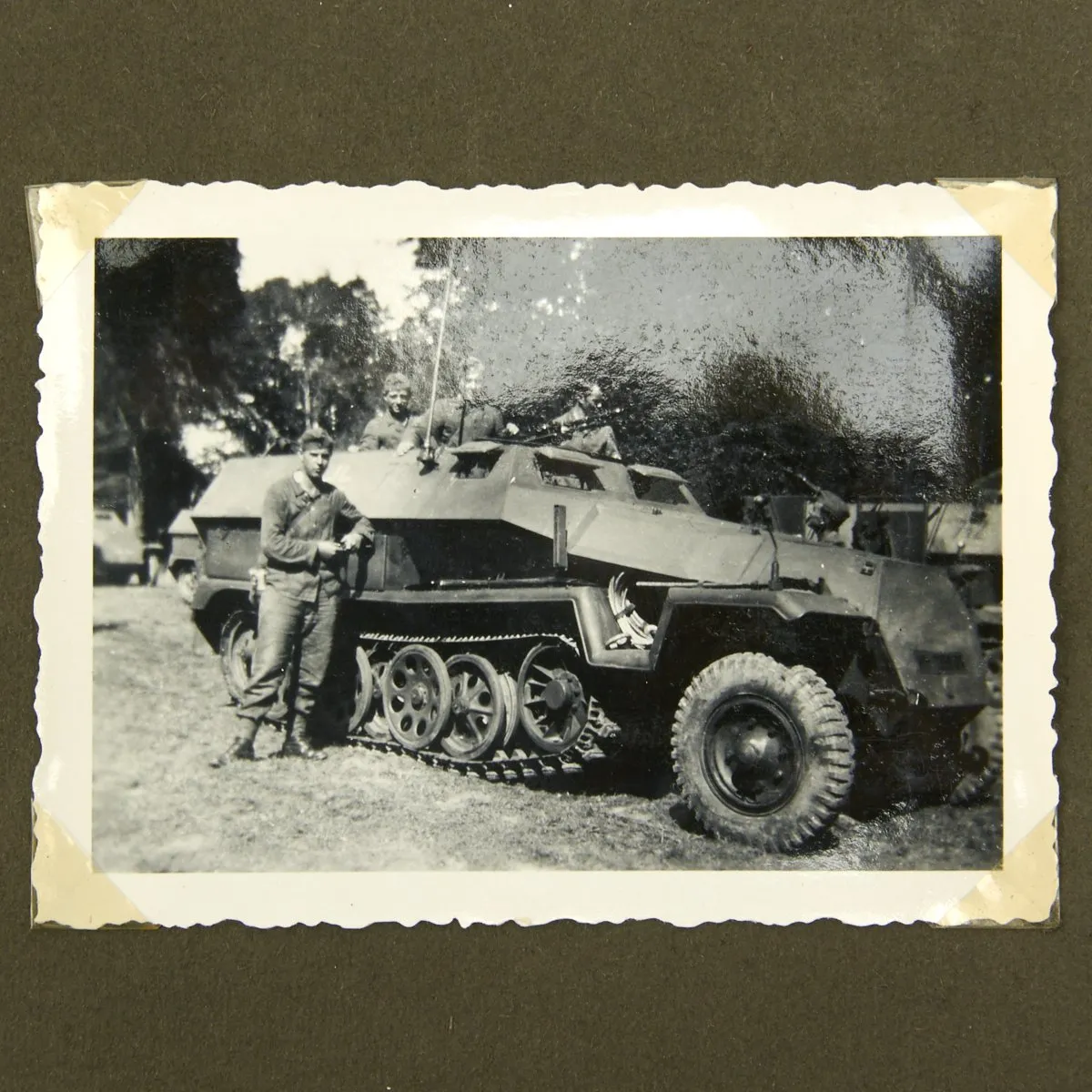 Original German WWII 1942-1943 Panzer Grenadier NCO Photo Album - 300 Photos