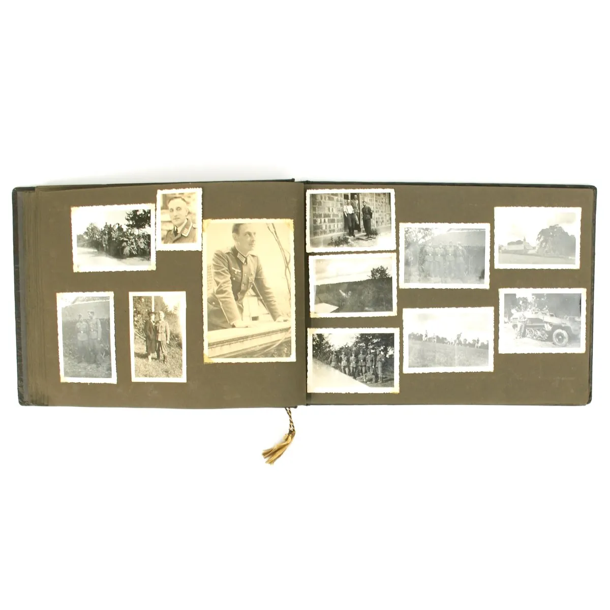 Original German WWII 1942-1943 Panzer Grenadier NCO Photo Album - 300 Photos