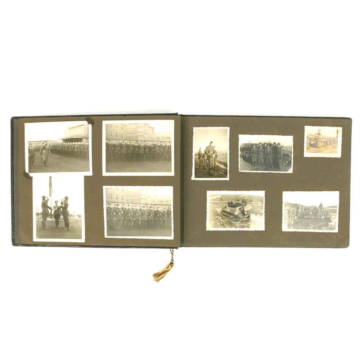 Original German WWII 1942-1943 Panzer Grenadier NCO Photo Album - 300 Photos