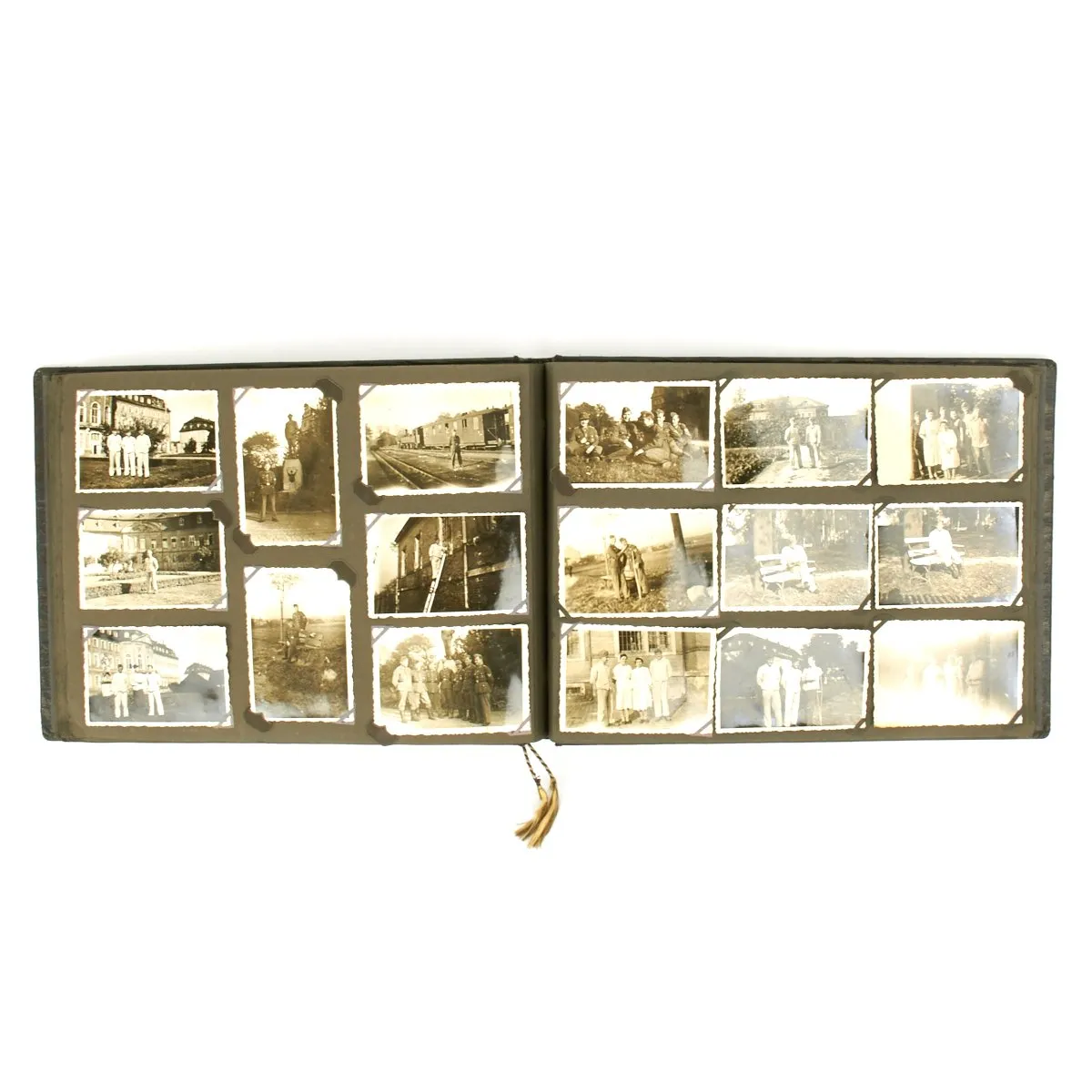 Original German WWII 1942-1943 Panzer Grenadier NCO Photo Album - 300 Photos