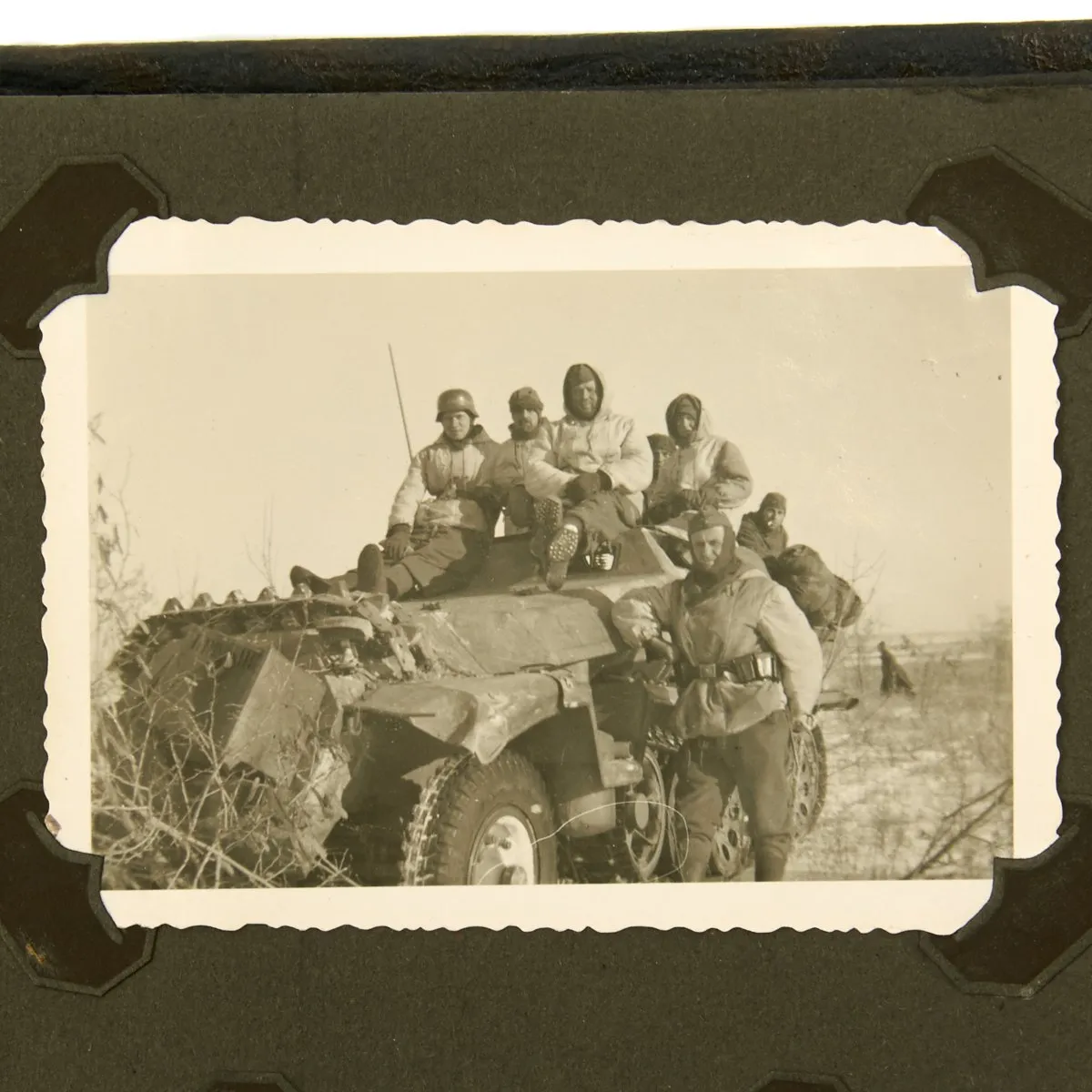 Original German WWII 1942-1943 Panzer Grenadier NCO Photo Album - 300 Photos