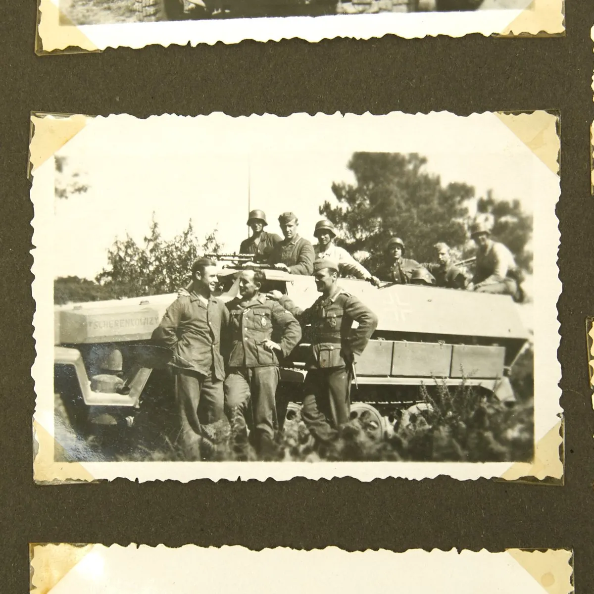 Original German WWII 1942-1943 Panzer Grenadier NCO Photo Album - 300 Photos