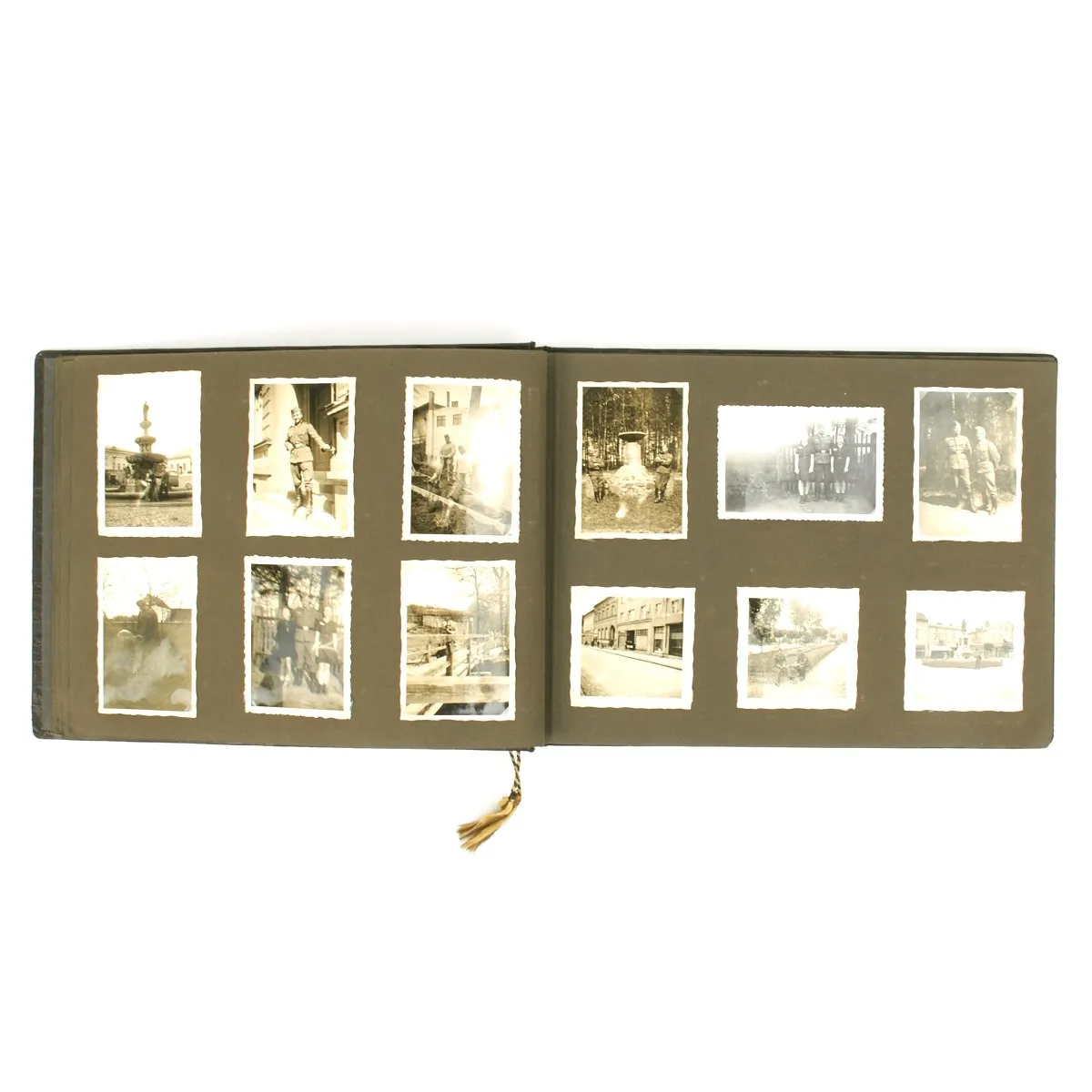 Original German WWII 1942-1943 Panzer Grenadier NCO Photo Album - 300 Photos