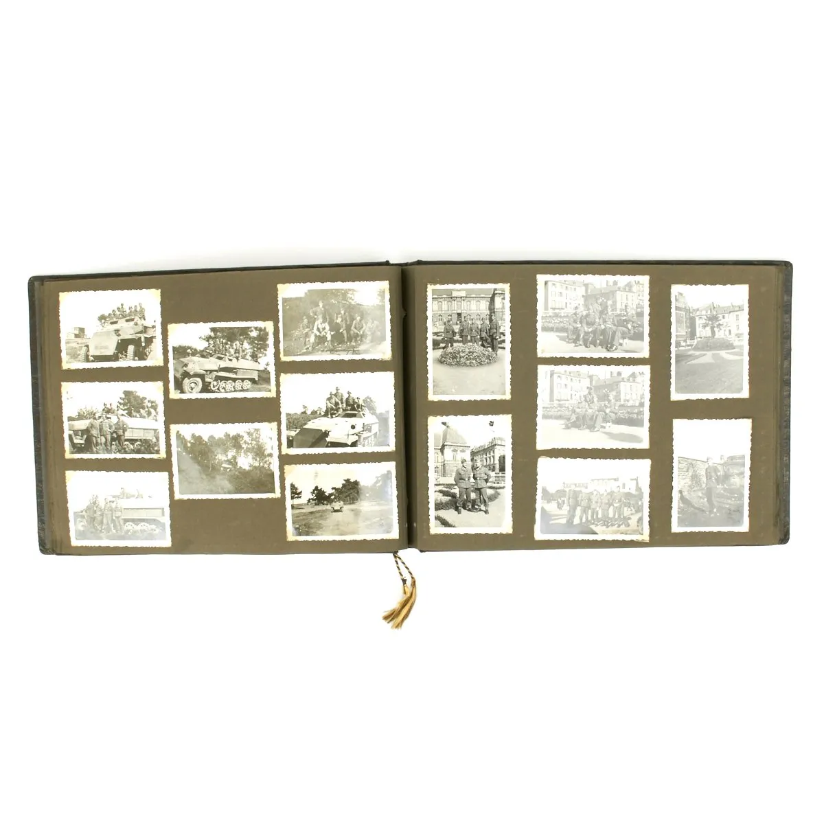 Original German WWII 1942-1943 Panzer Grenadier NCO Photo Album - 300 Photos