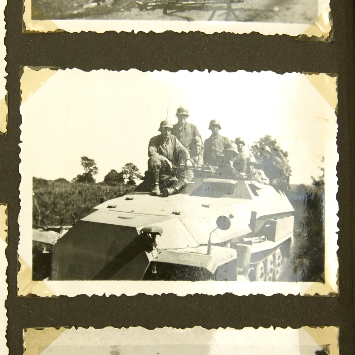 Original German WWII 1942-1943 Panzer Grenadier NCO Photo Album - 300 Photos