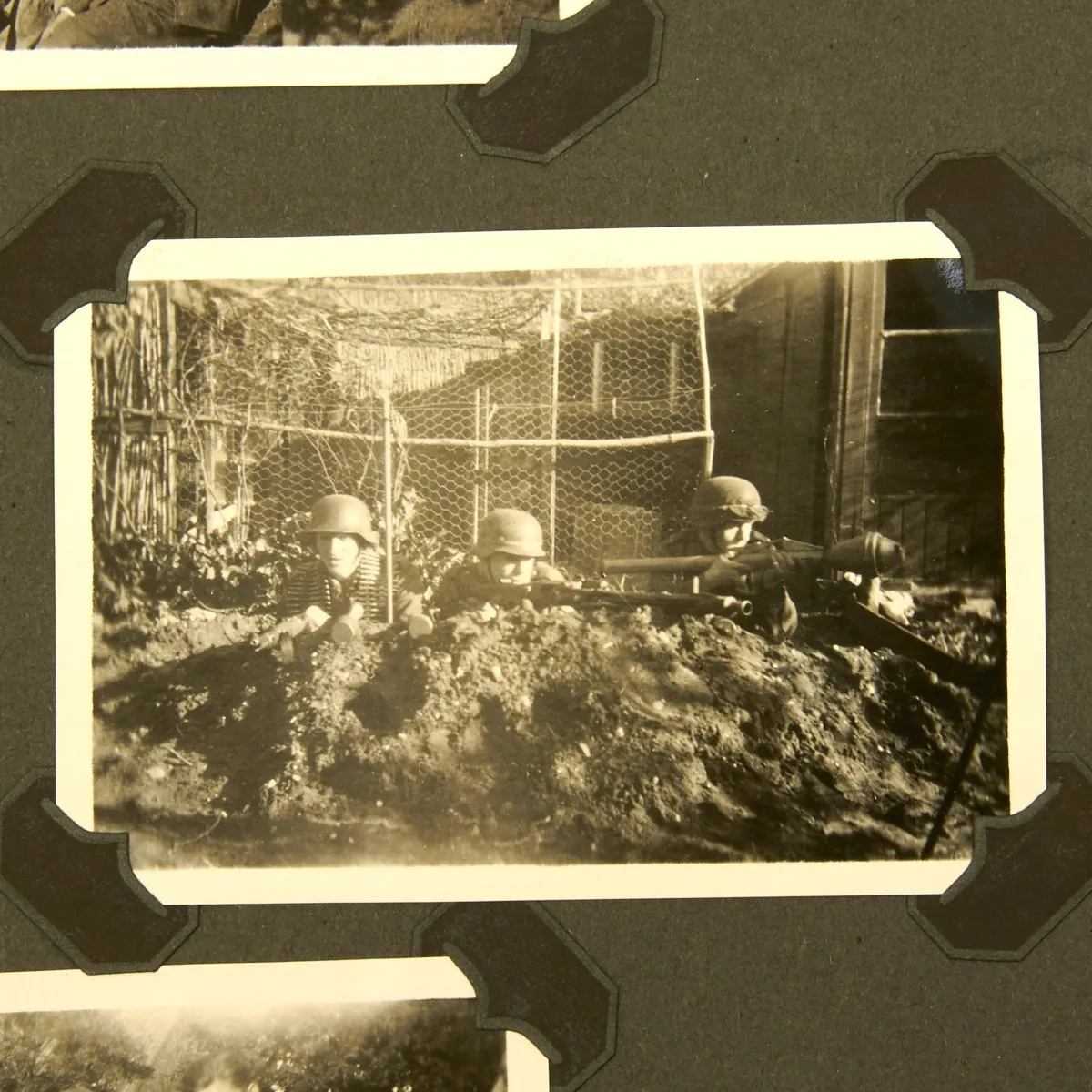 Original German WWII 1942-1943 Panzer Grenadier NCO Photo Album - 300 Photos