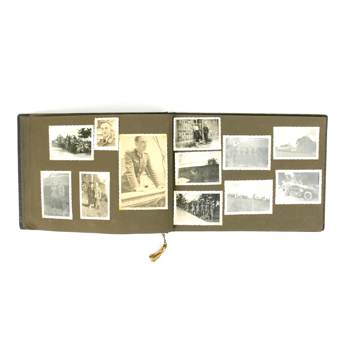 Original German WWII 1942-1943 Panzer Grenadier NCO Photo Album - 300 Photos