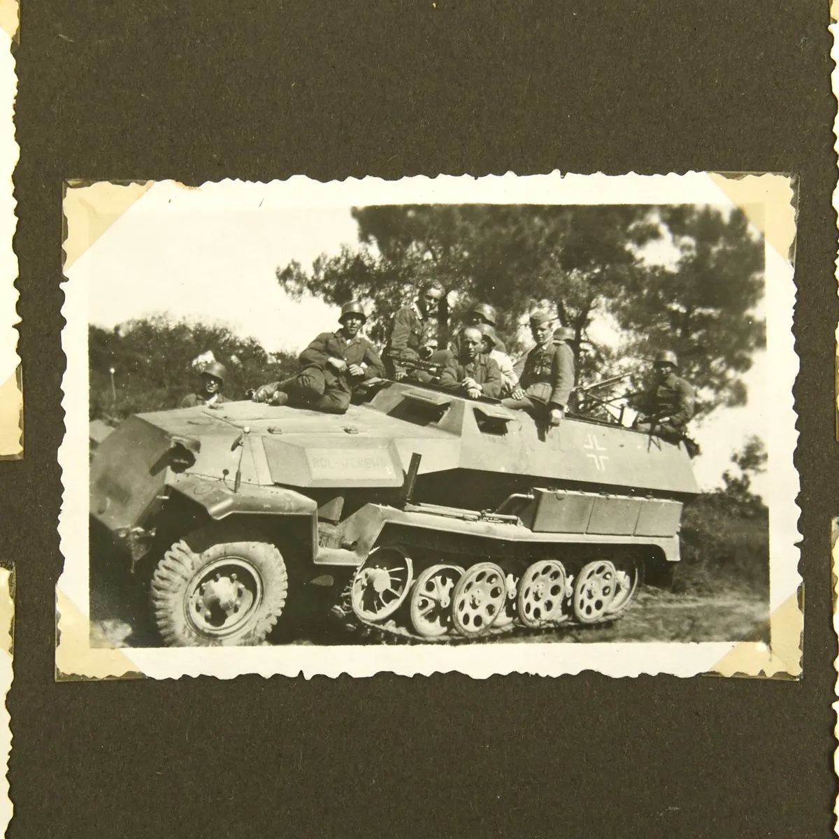 Original German WWII 1942-1943 Panzer Grenadier NCO Photo Album - 300 Photos