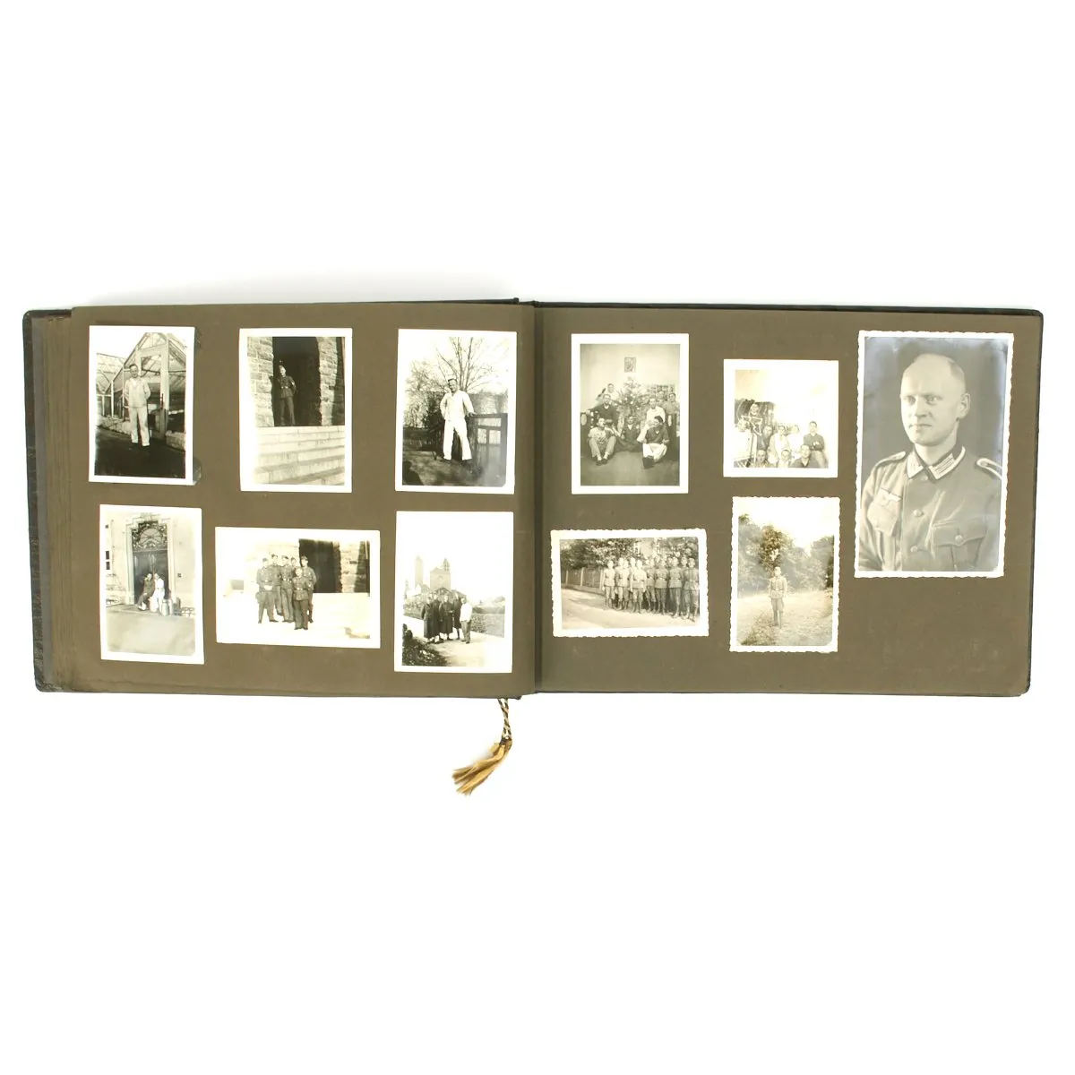 Original German WWII 1942-1943 Panzer Grenadier NCO Photo Album - 300 Photos