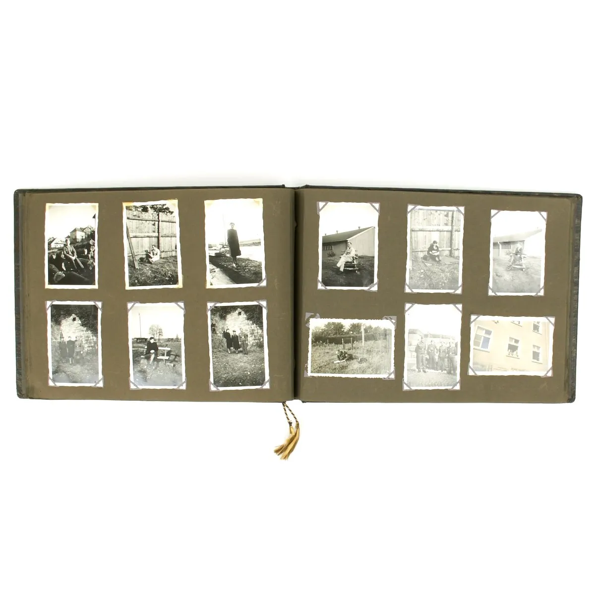 Original German WWII 1942-1943 Panzer Grenadier NCO Photo Album - 300 Photos