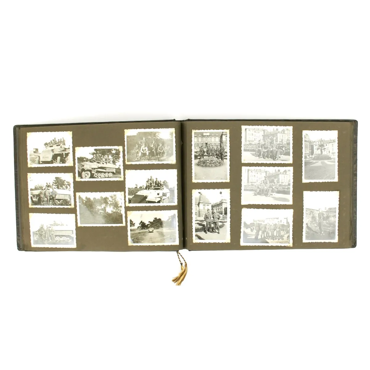 Original German WWII 1942-1943 Panzer Grenadier NCO Photo Album - 300 Photos