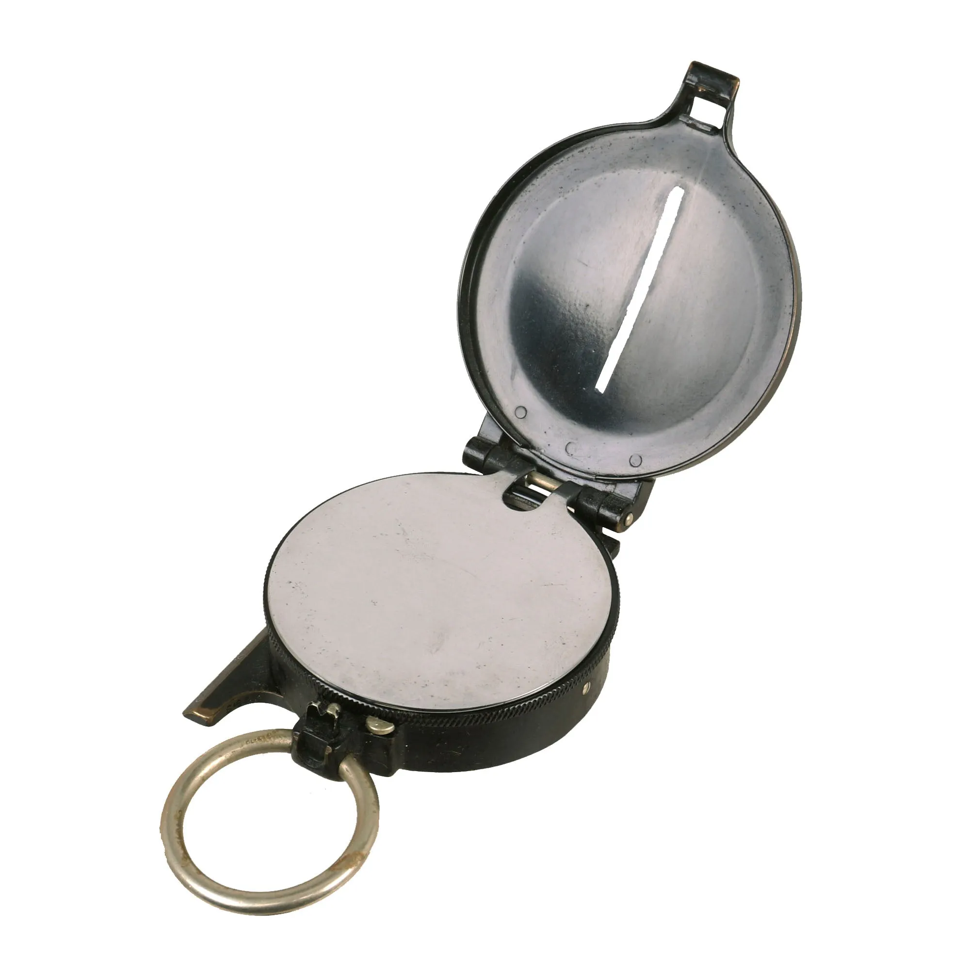Original German WWII Busch Marching Compass with Unit Marking - 10th Infantry Division