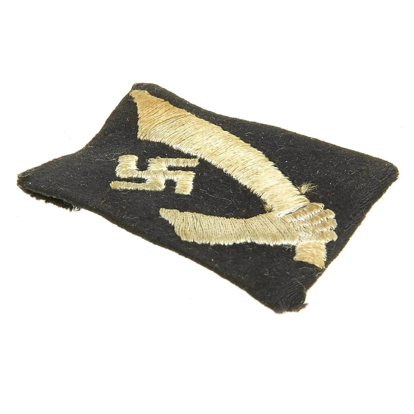 Original German WWII Croatian 13th Waffen SS Mountain Division "Handschar" Collar Tab
