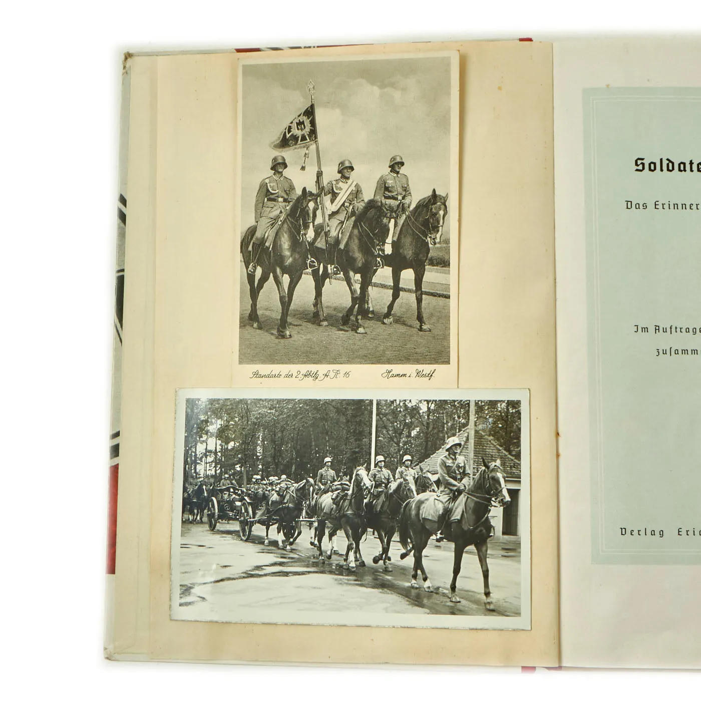 Original German WWII “Erinnerungsbuch VI. Armeekorps” Remembrance Book For the 6th Army With Personal Photos and Account of Poland / France Invasion and Adolf AH