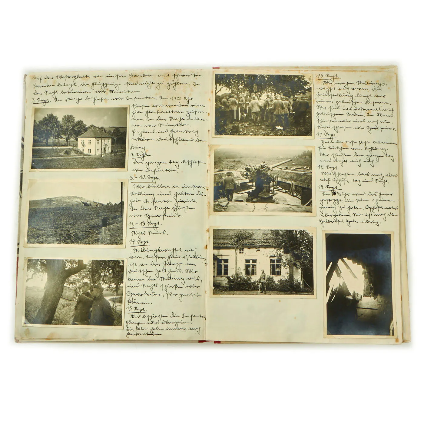 Original German WWII “Erinnerungsbuch VI. Armeekorps” Remembrance Book For the 6th Army With Personal Photos and Account of Poland / France Invasion and Adolf AH