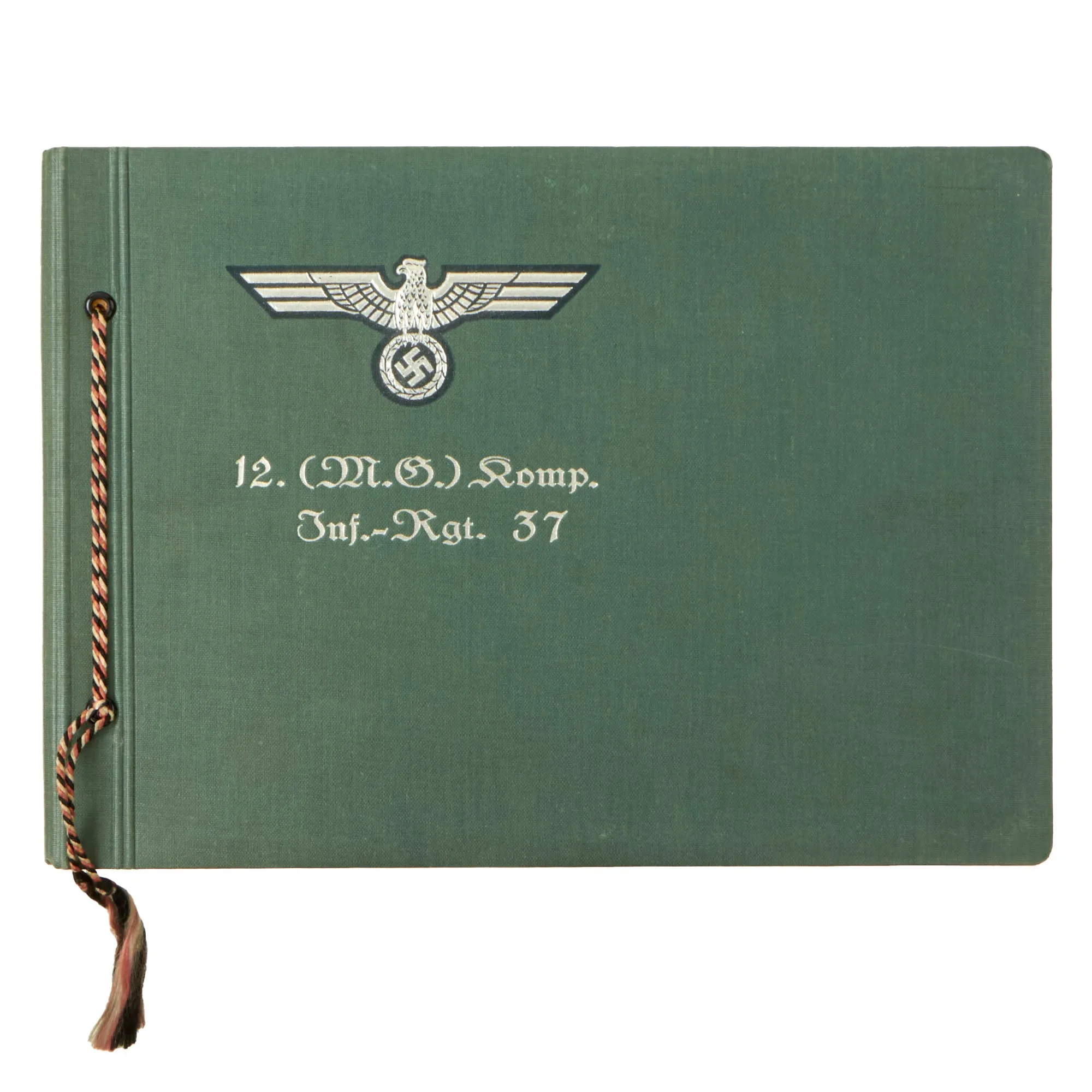 Original German WWII Named KIA Heer Army 12th Machine Gun Company 37th Infantry Regiment Photo Album - 55 Photos - Killed in Greece 1941