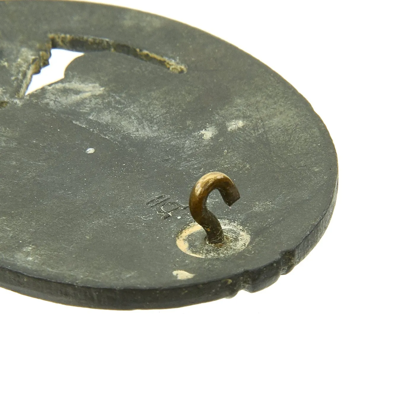 Original German WWII Panzer Assault Tank Badge by Hermann Aurich - Silver Grade