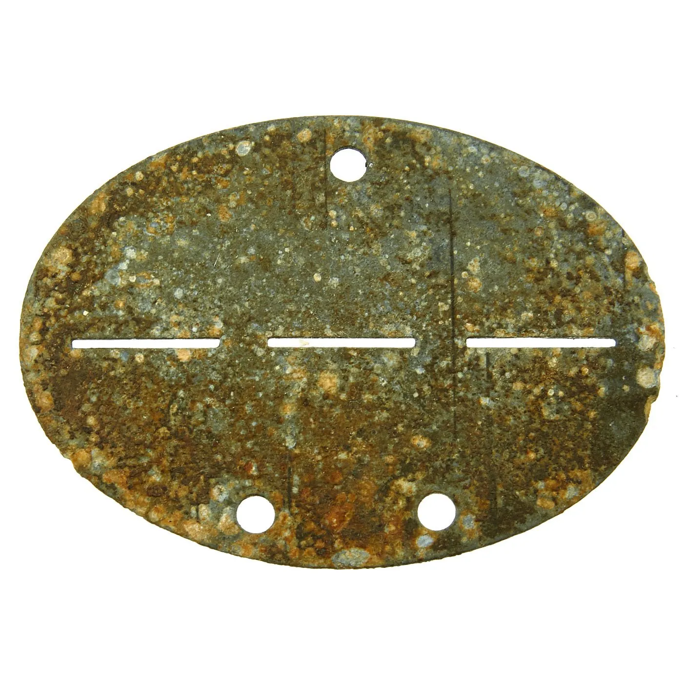 Original German WWII SS Identity Disc Dog Tag - 14th Waffen Grenadier 1st SS Galician Division - No. 160