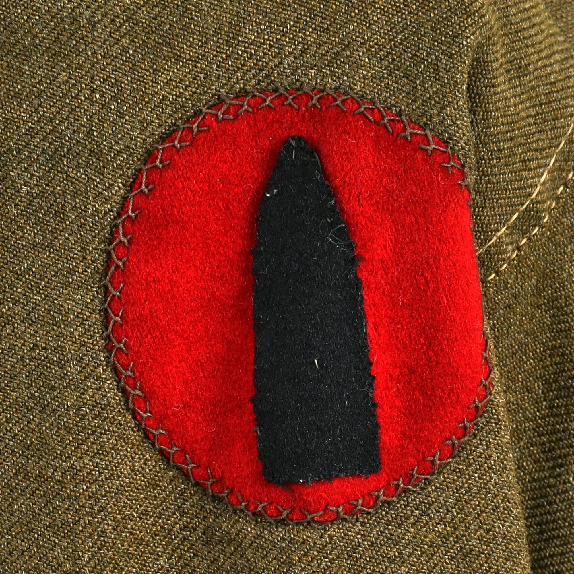 Original Identified WWI U.S. 76th Division Field Artillery Uniform & Field Gear Grouping - 302nd Field Artillery
