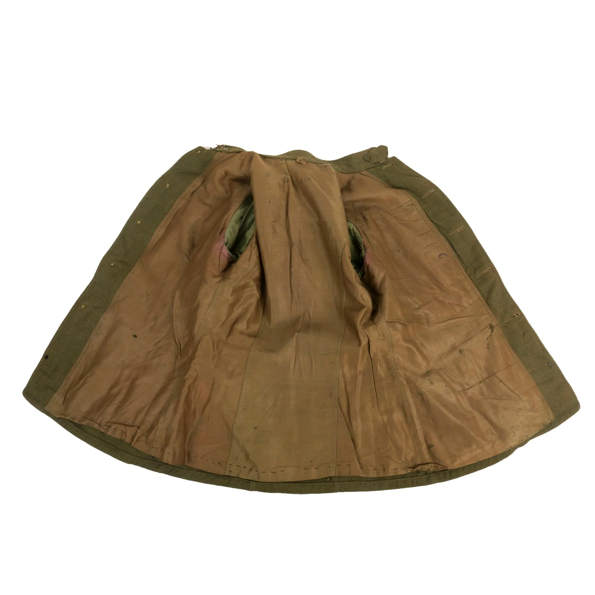 Original Identified WWI U.S. 76th Division Field Artillery Uniform & Field Gear Grouping - 302nd Field Artillery