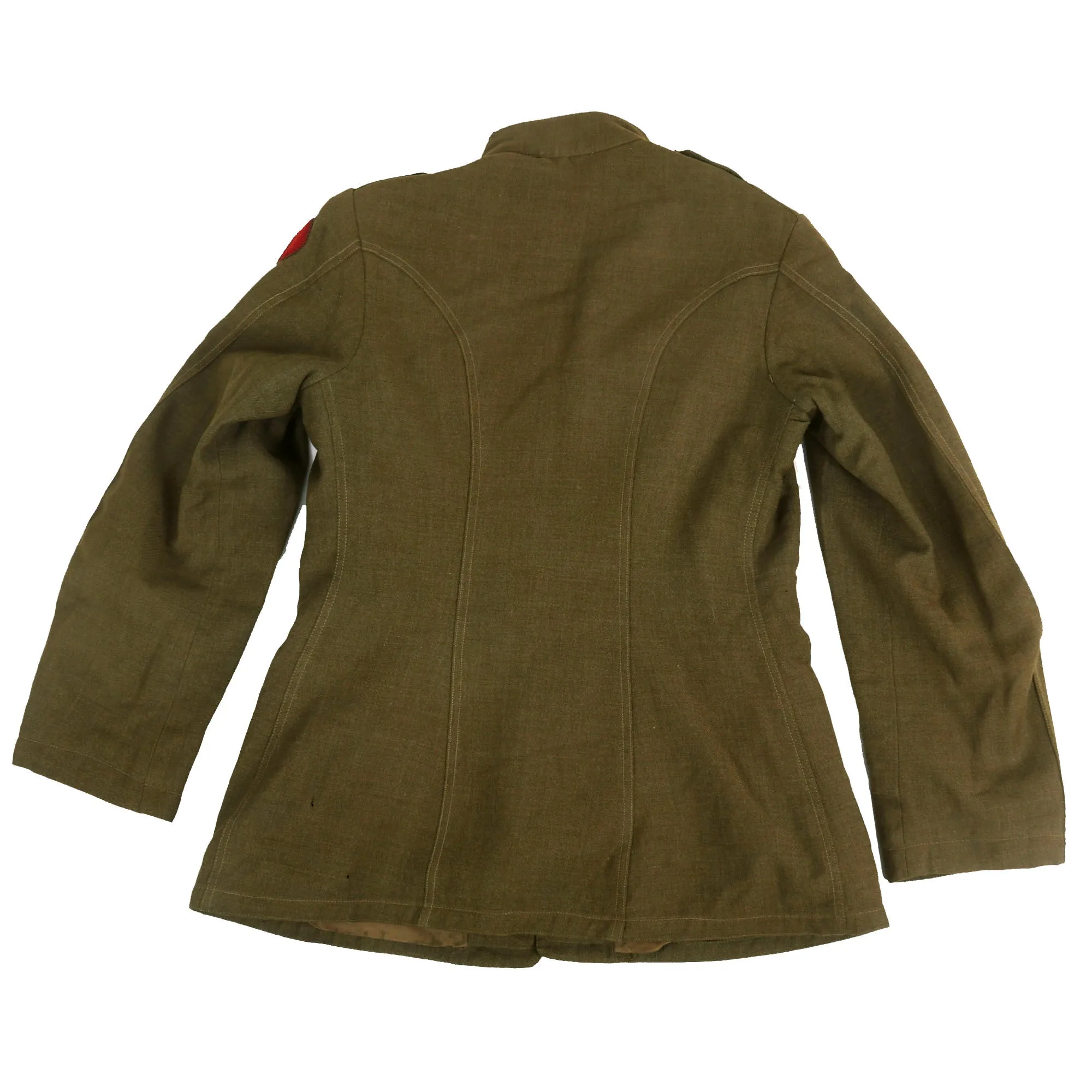 Original Identified WWI U.S. 76th Division Field Artillery Uniform & Field Gear Grouping - 302nd Field Artillery