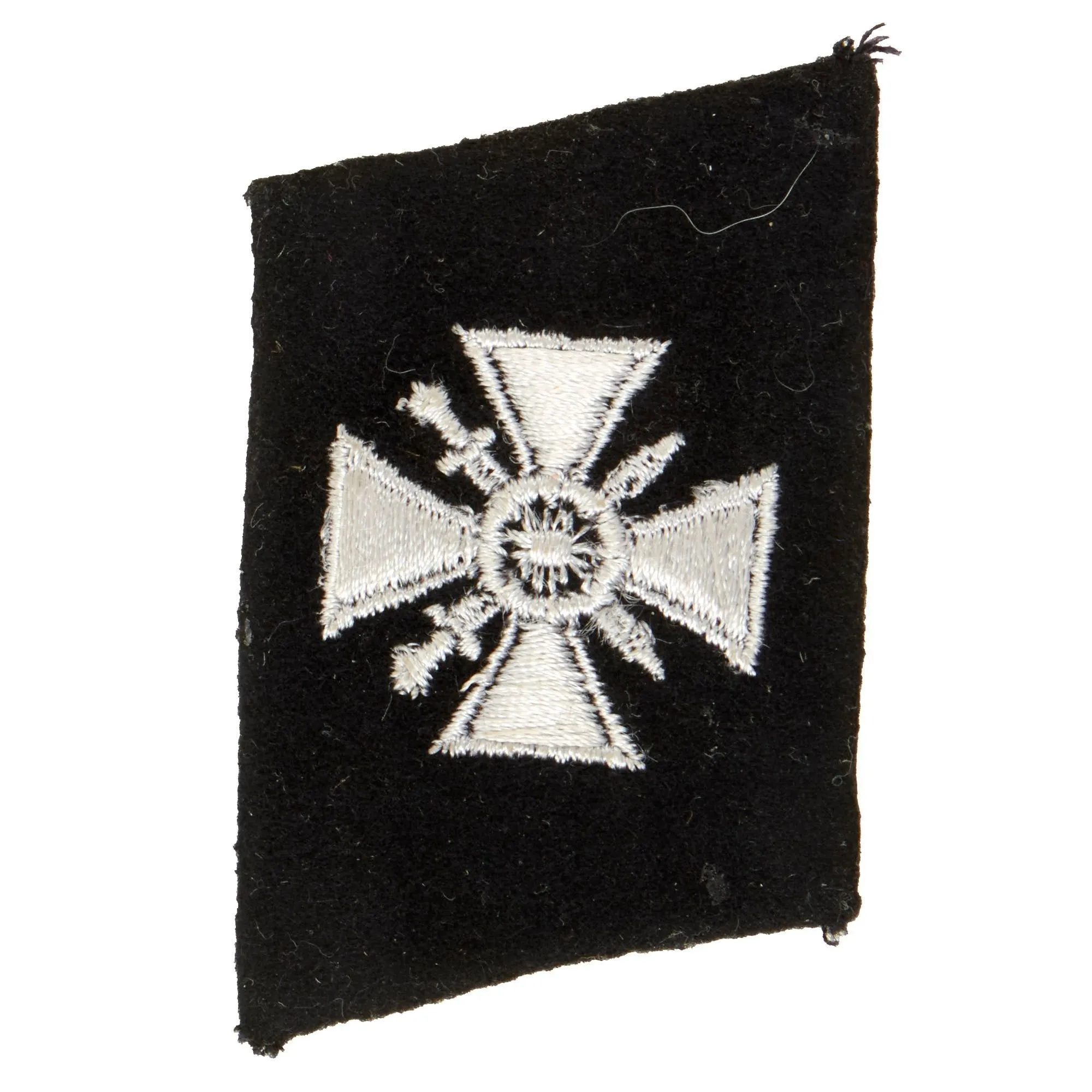Original Rare German WWII 29th Waffen Grenadier Division of the SS RONA (1st Russian) Right Side Collar Tab