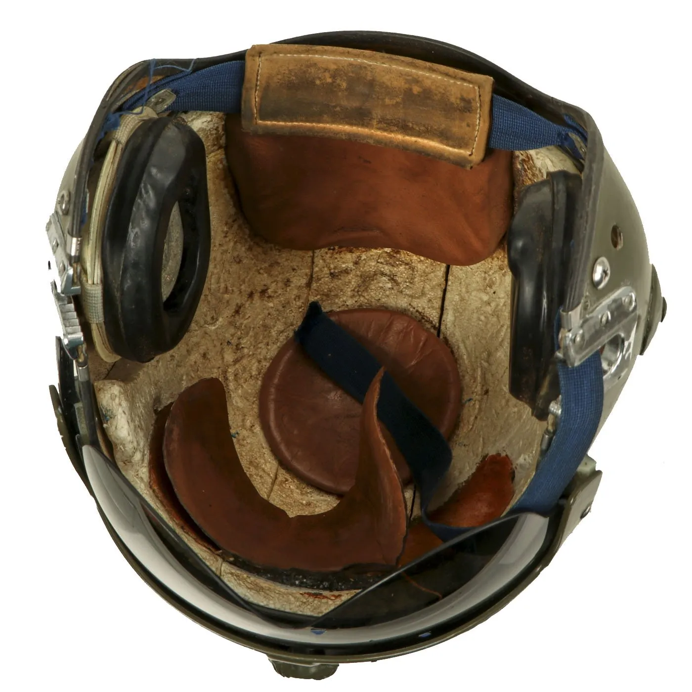 Original U.S. Vietnam War 1st Cavalry Division Helicopter Door Gunner APH-6A Flight Helmet