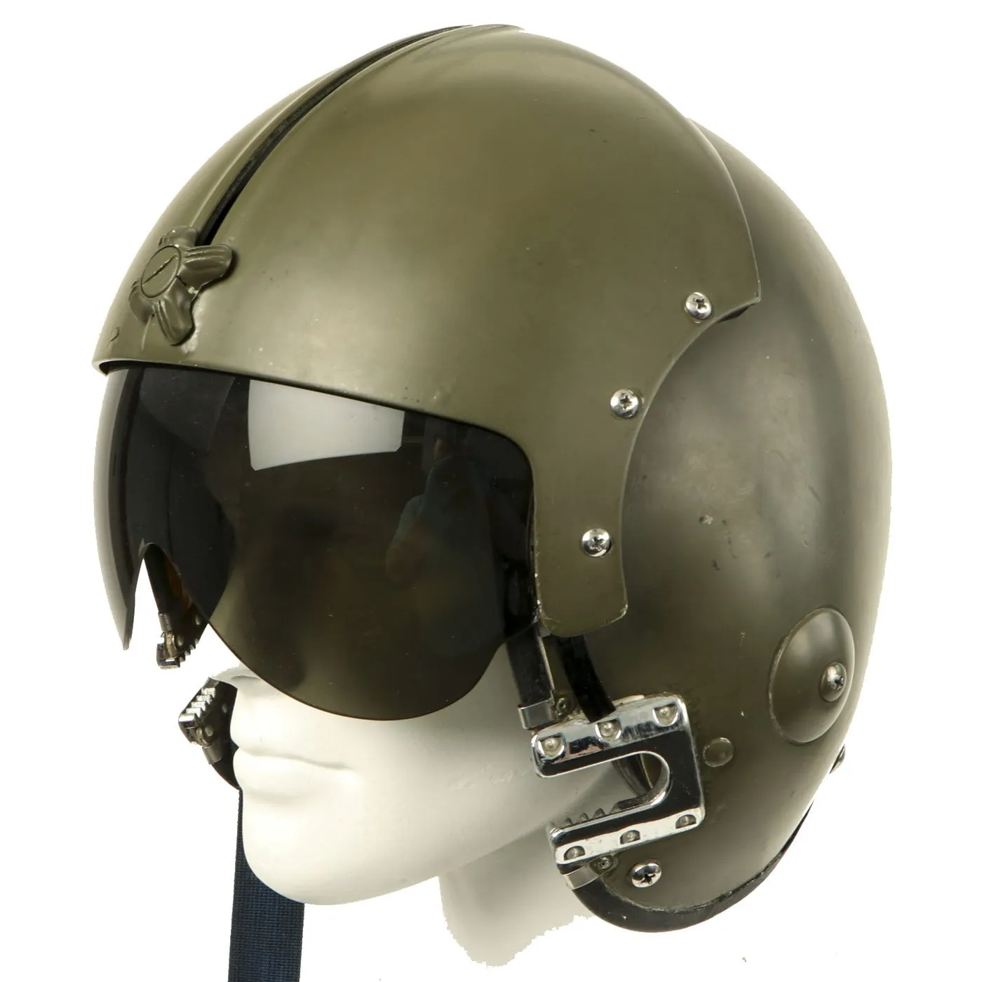 Original U.S. Vietnam War 1st Cavalry Division Helicopter Door Gunner APH-6A Flight Helmet