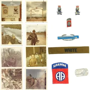 Original U.S. Vietnam War 82nd Airborne 505th Infantry Regiment Named Grouping
