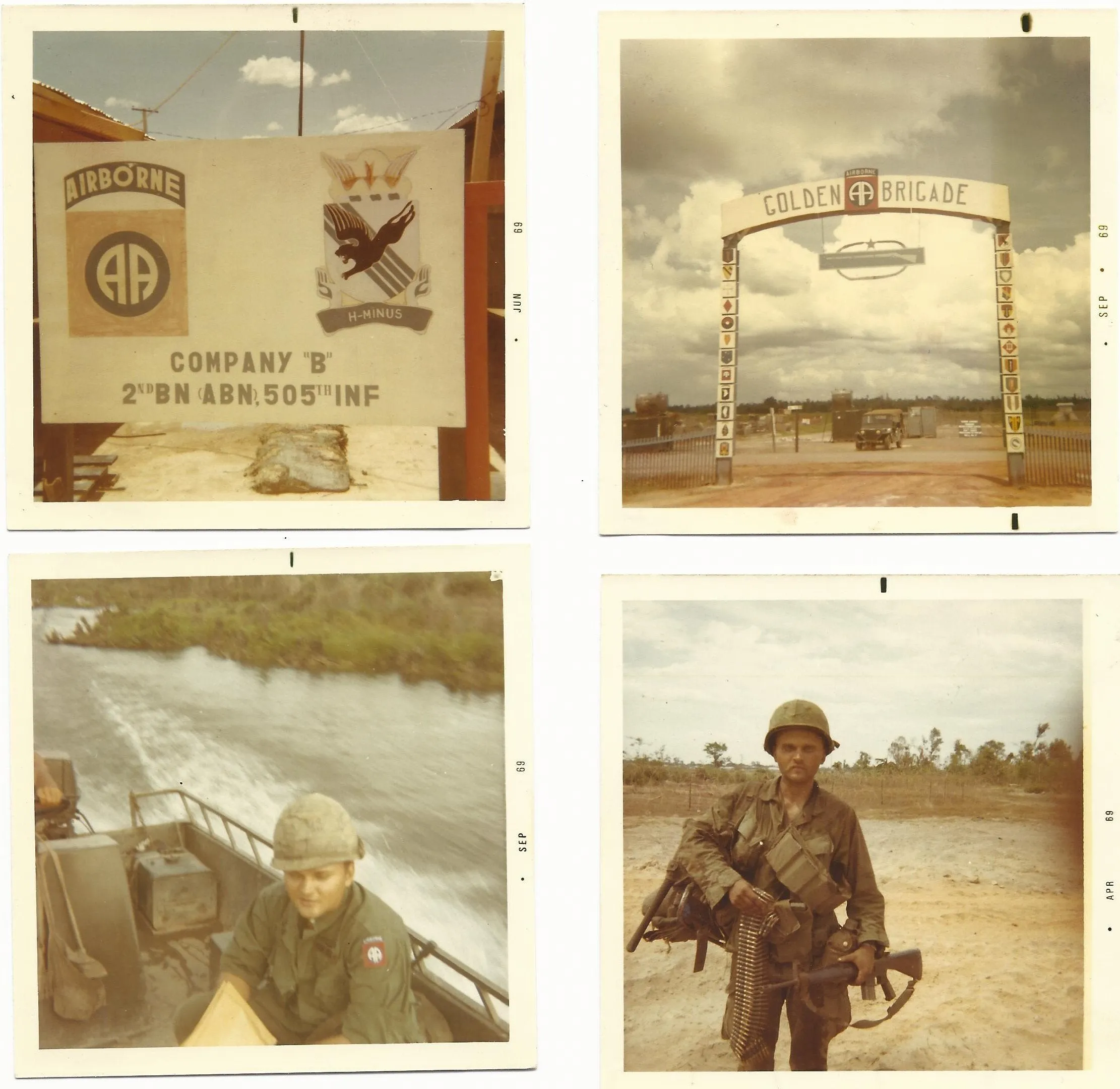 Original U.S. Vietnam War 82nd Airborne 505th Infantry Regiment Named Grouping