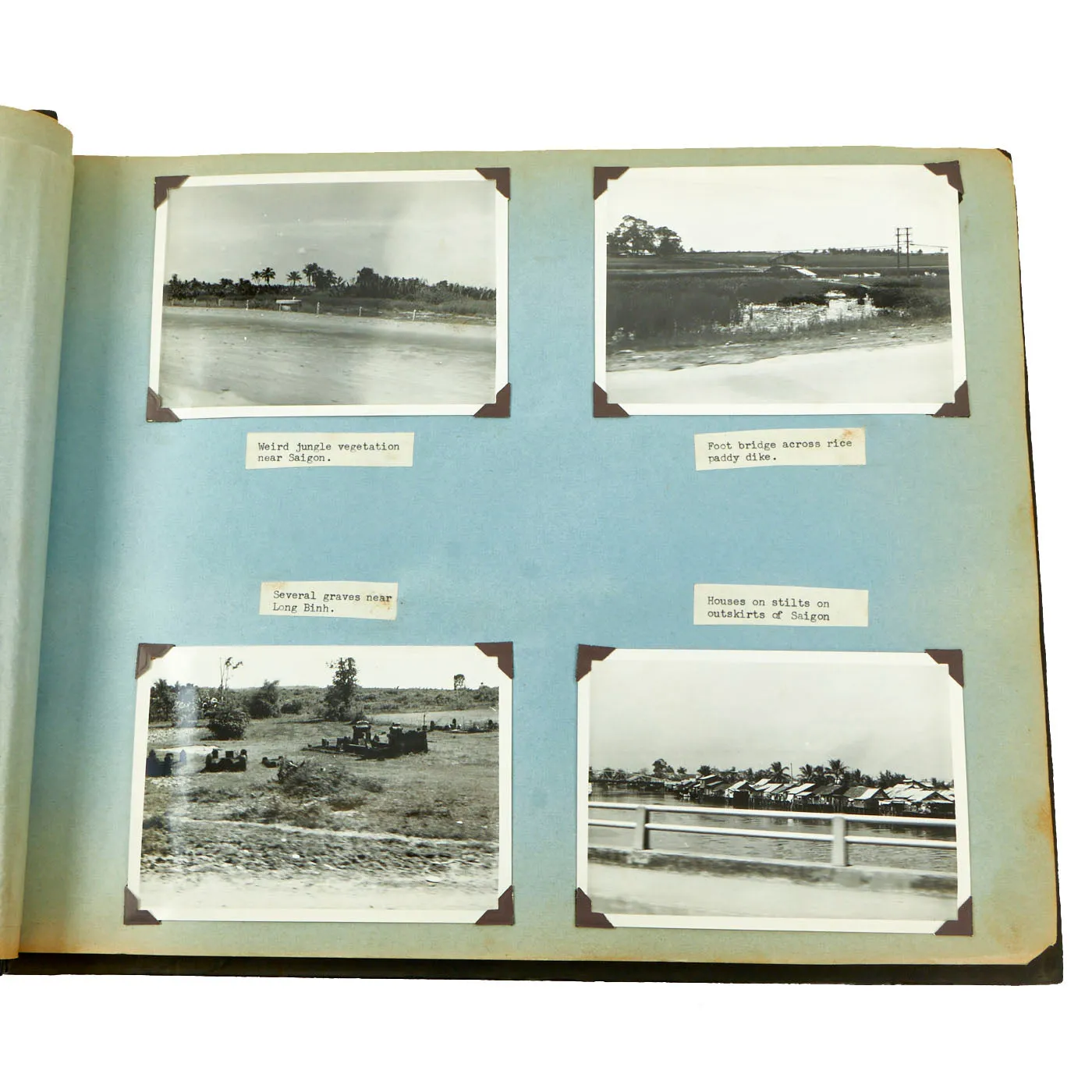 Original U.S. Vietnam War Named 3rd Squadron, 5th Cavalry Regiment, 9th Infantry Division Photo Album of Captain John Reichley - Over 120 Photos and Magazine / Newspaper Clippings