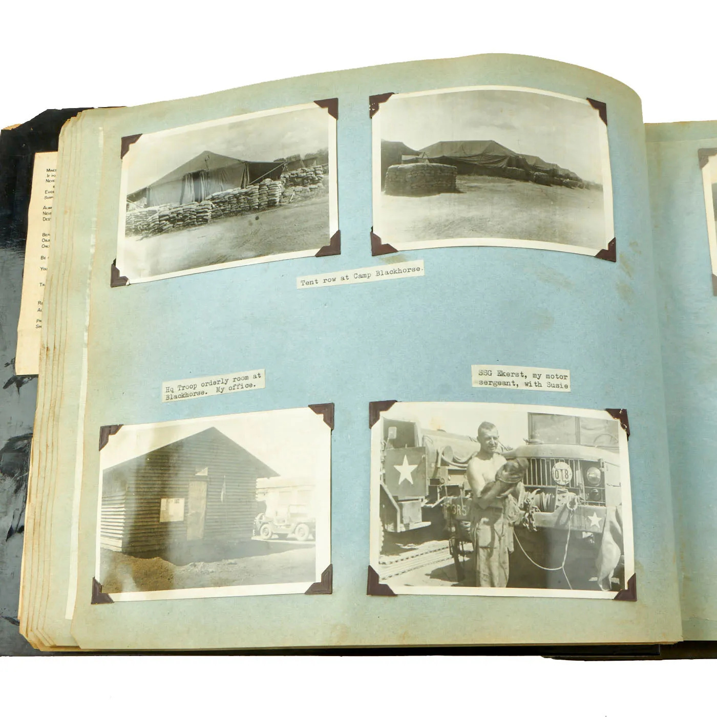 Original U.S. Vietnam War Named 3rd Squadron, 5th Cavalry Regiment, 9th Infantry Division Photo Album of Captain John Reichley - Over 120 Photos and Magazine / Newspaper Clippings