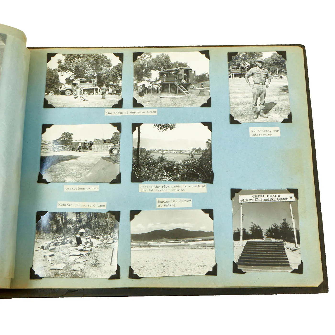 Original U.S. Vietnam War Named 3rd Squadron, 5th Cavalry Regiment, 9th Infantry Division Photo Album of Captain John Reichley - Over 120 Photos and Magazine / Newspaper Clippings