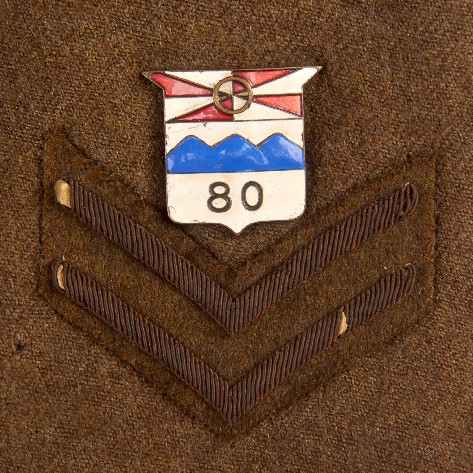 Original U.S. WWI US Army 80th Infantry Division Uniform Set