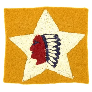 Original U.S. WWI USMC 2nd Battalion 5th Marines Uniform Insignia Patch - 2nd Infantry Division