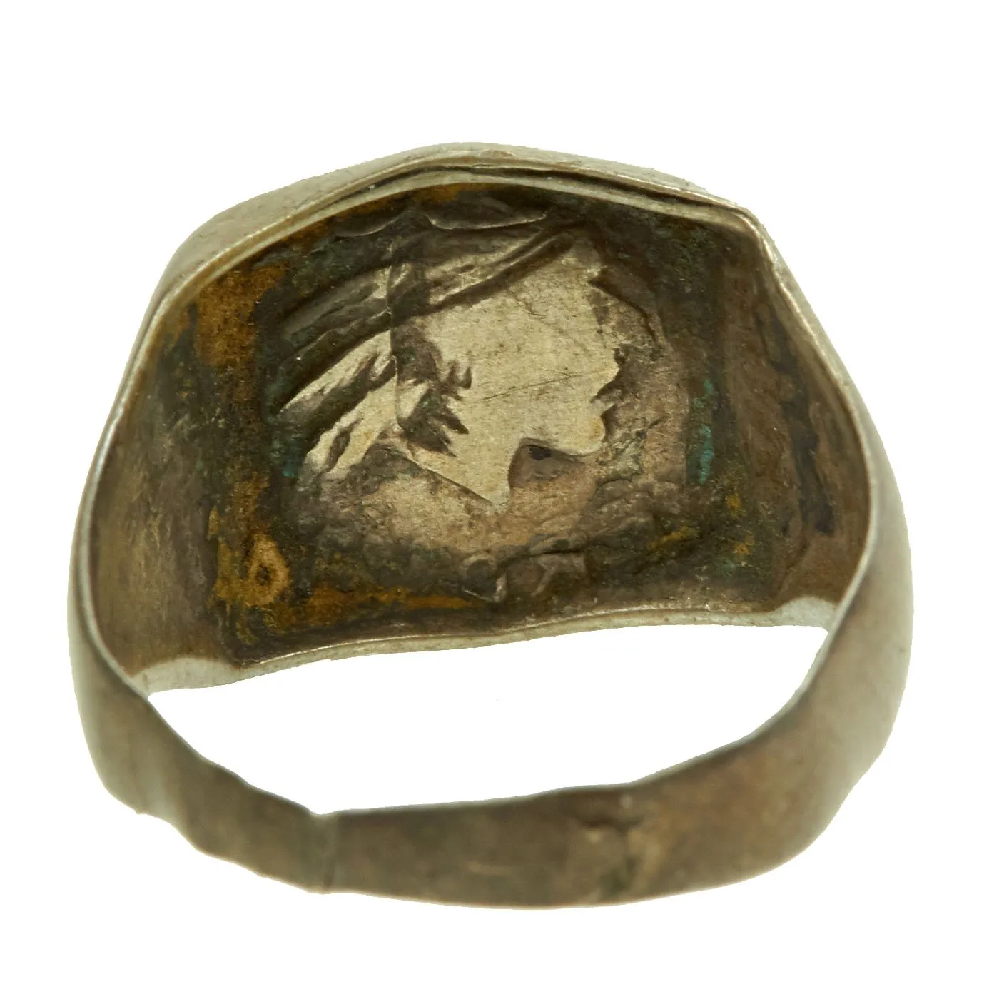 Original U.S. WWI WWI Marine Corps 2nd Infantry Division VERDUN Souvenir Ring