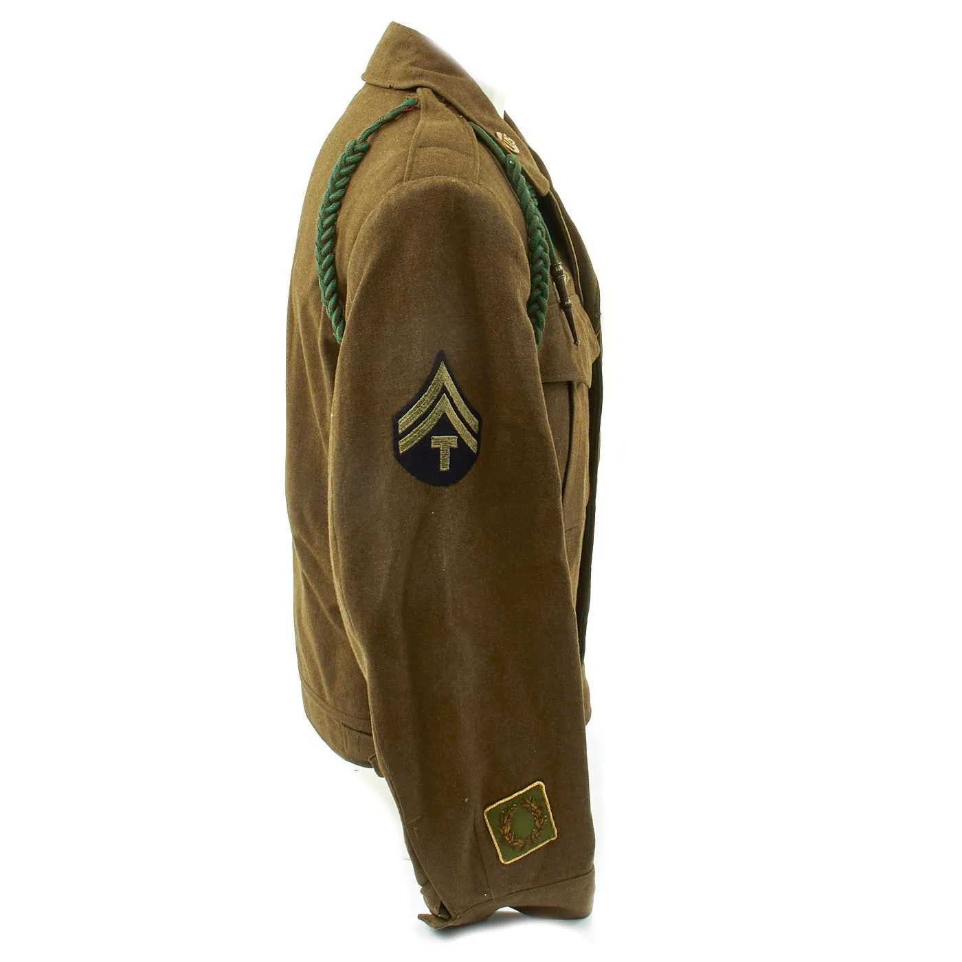 Original U.S. WWII 1st Infantry Division Ike Jacket with Bag- 1st Medical Battalion