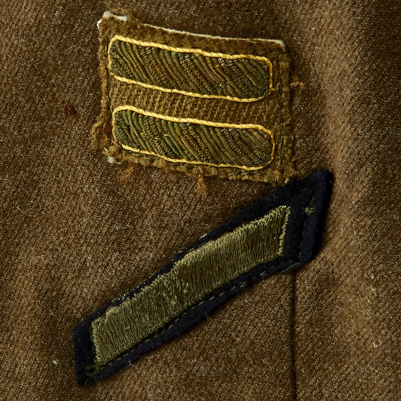 Original U.S. WWII 1st Infantry Division Ike Jacket with Bag- 1st Medical Battalion