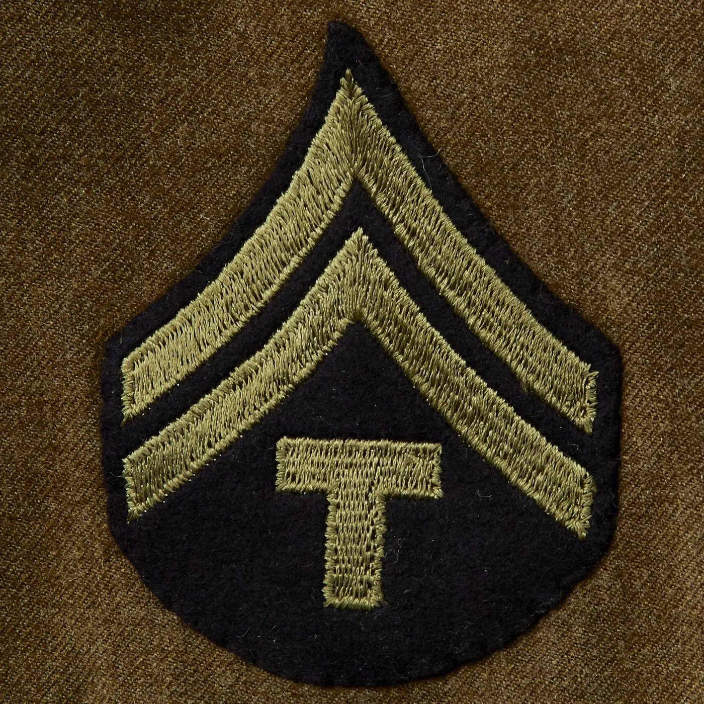 Original U.S. WWII 1st Infantry Division Ike Jacket with Bag- 1st Medical Battalion