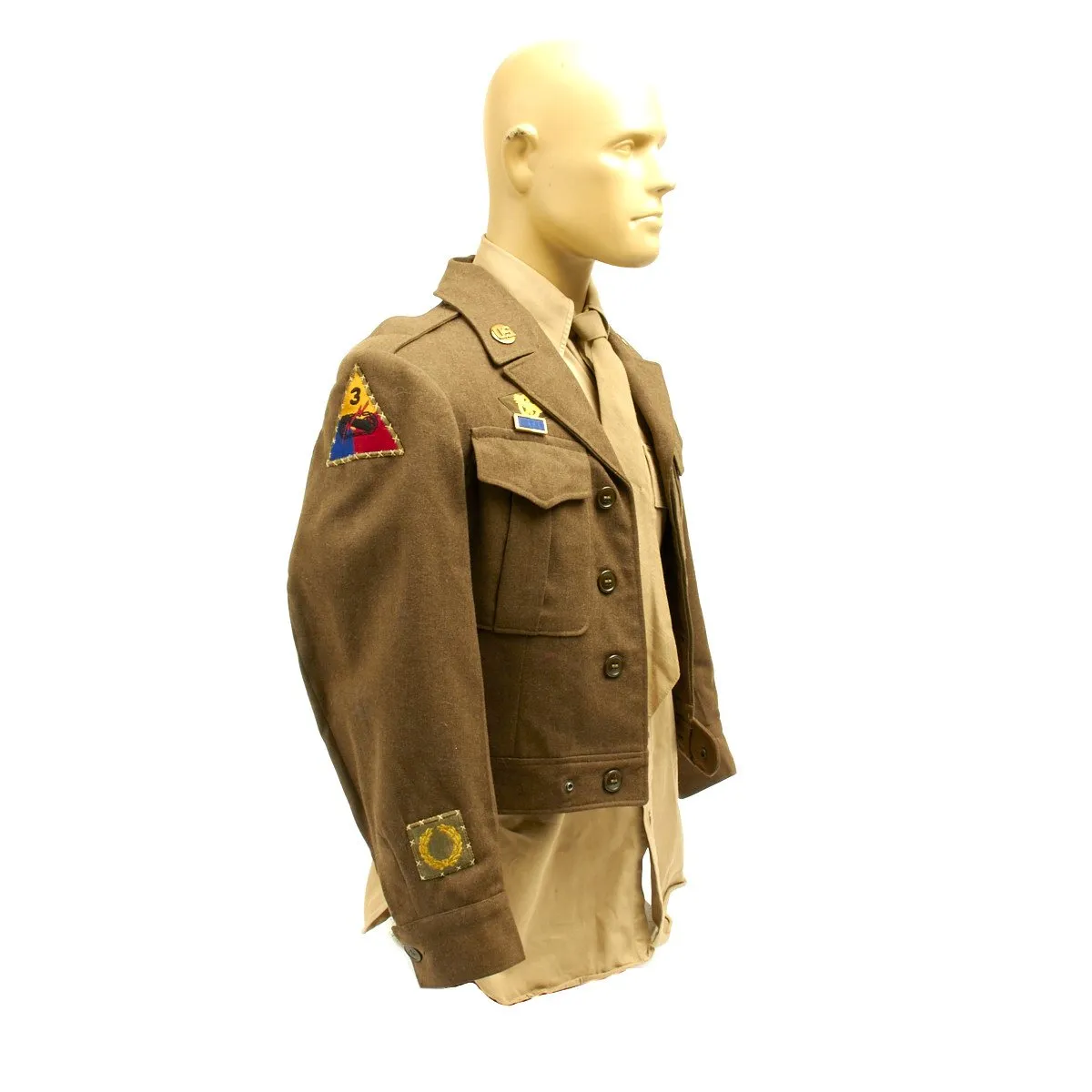 Original U.S. WWII 3rd Armored and 6th Armored Division Ike Jacket Uniform