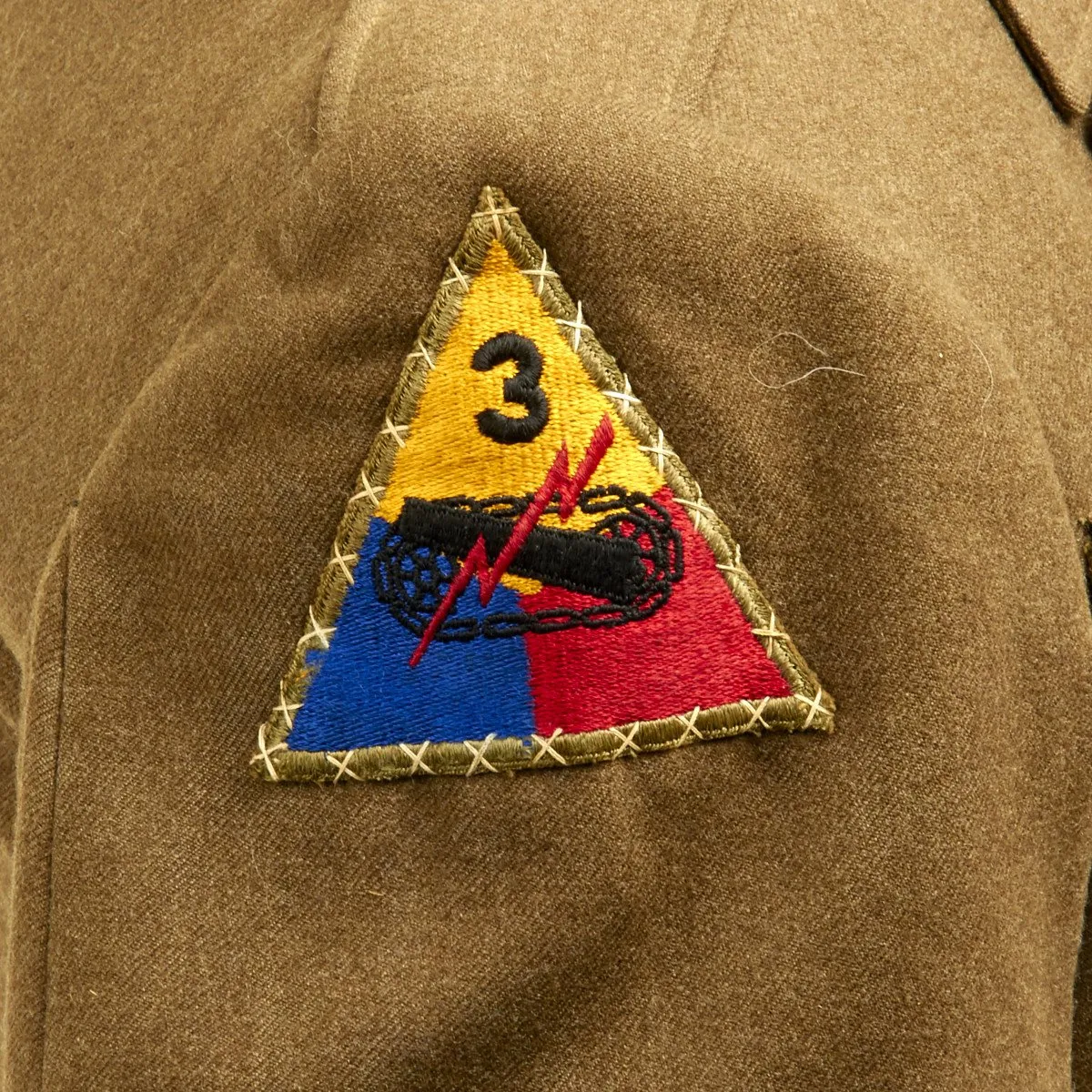 Original U.S. WWII 3rd Armored and 6th Armored Division Ike Jacket Uniform