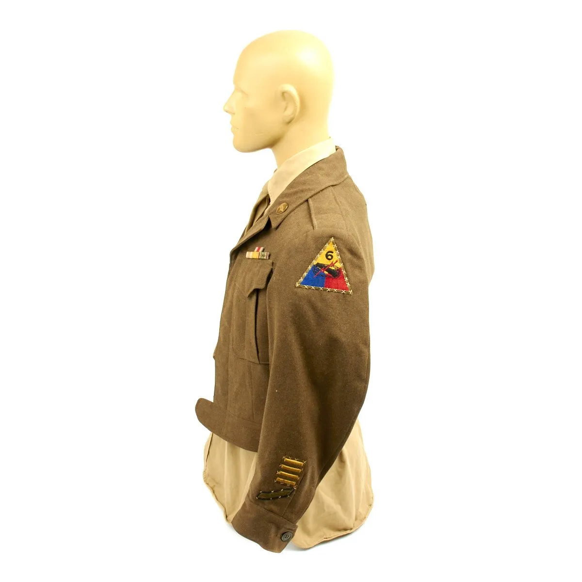 Original U.S. WWII 3rd Armored and 6th Armored Division Ike Jacket Uniform