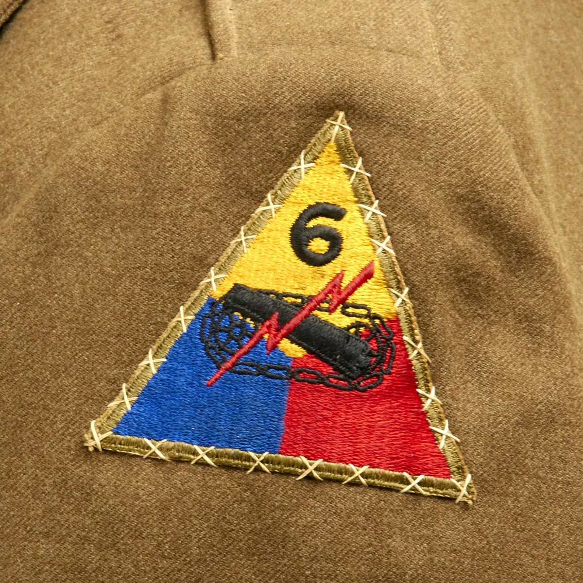 Original U.S. WWII 3rd Armored and 6th Armored Division Ike Jacket Uniform