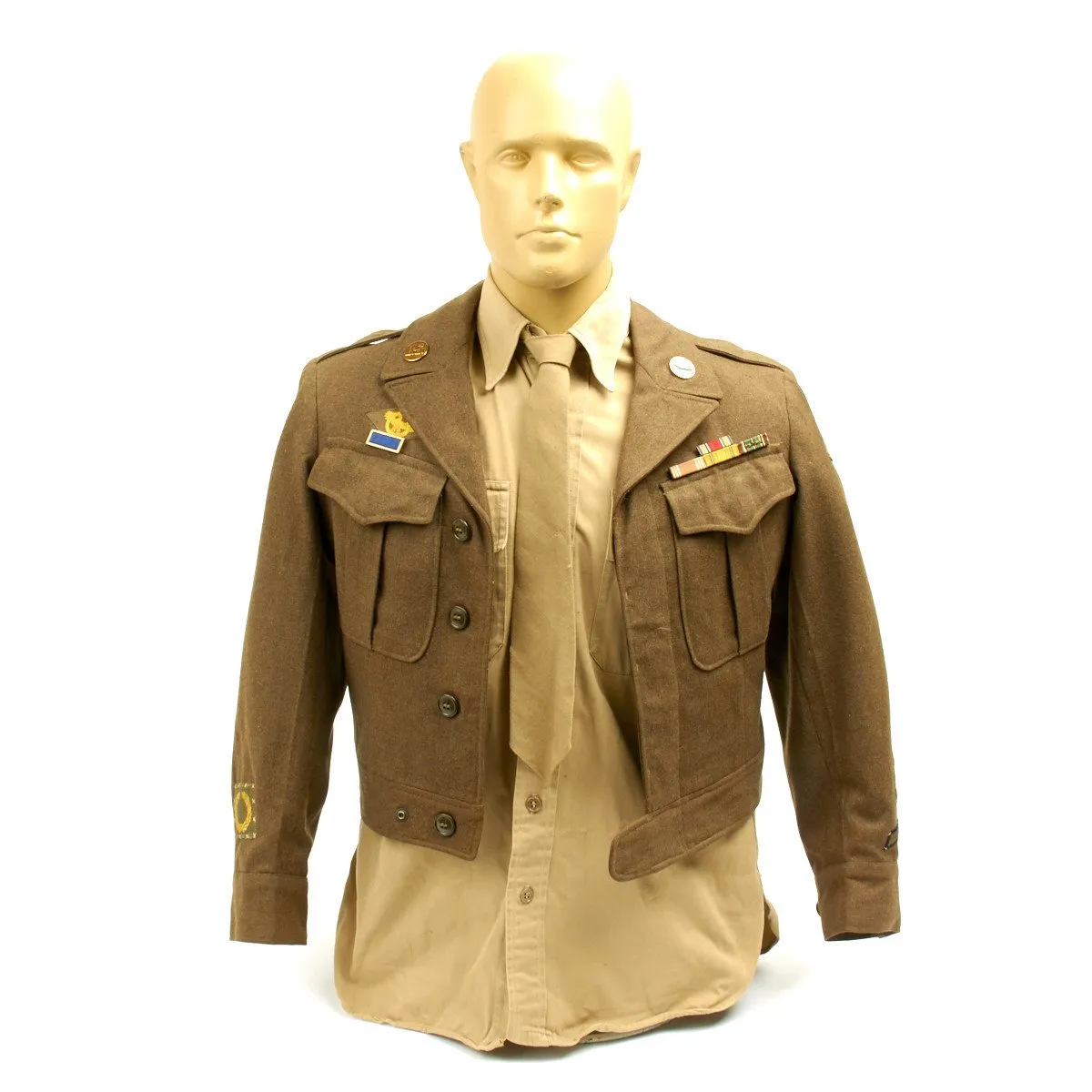Original U.S. WWII 3rd Armored and 6th Armored Division Ike Jacket Uniform