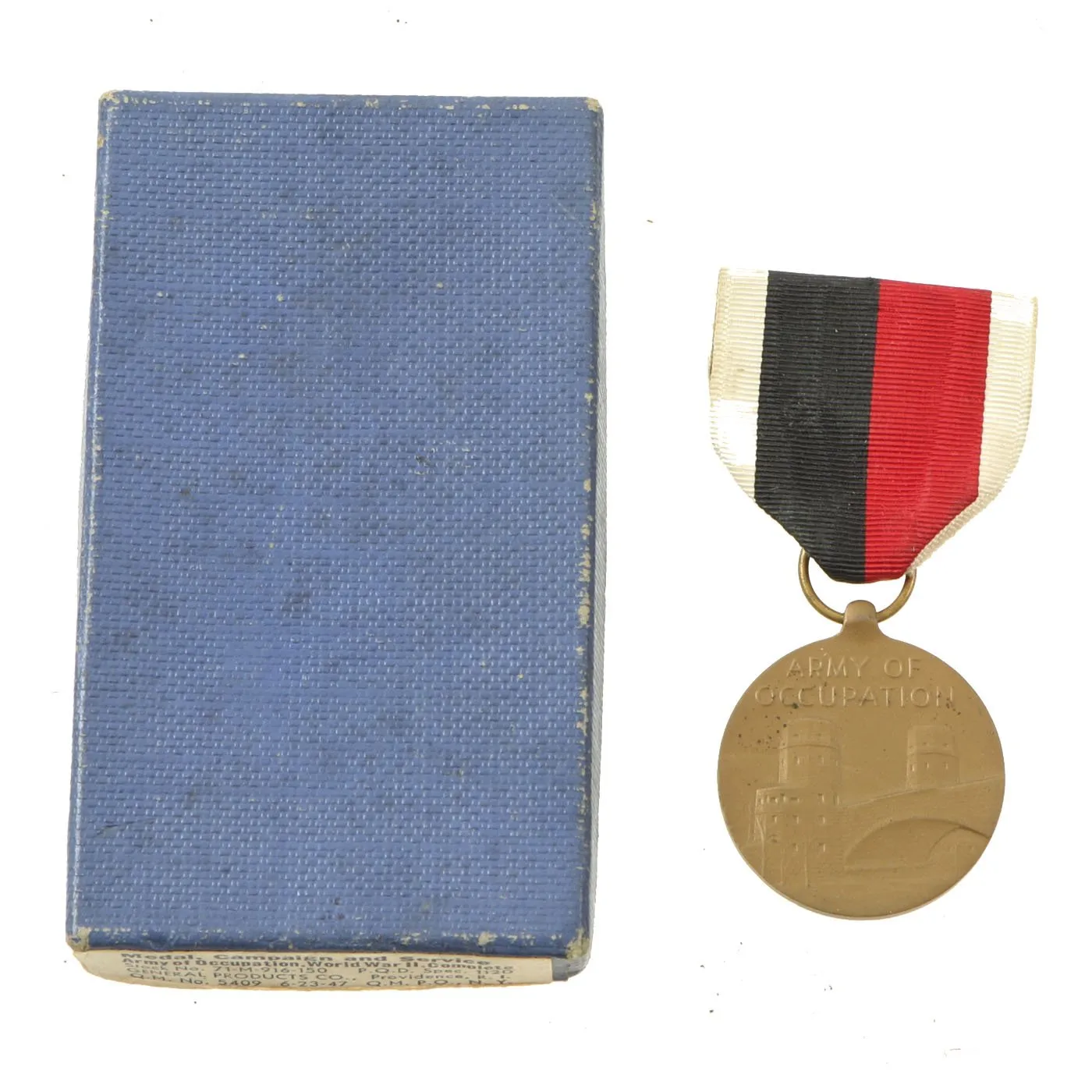 Original U.S WWII 508th Parachute Infantry Regiment 82nd Airborne Insignia and Medal Grouping