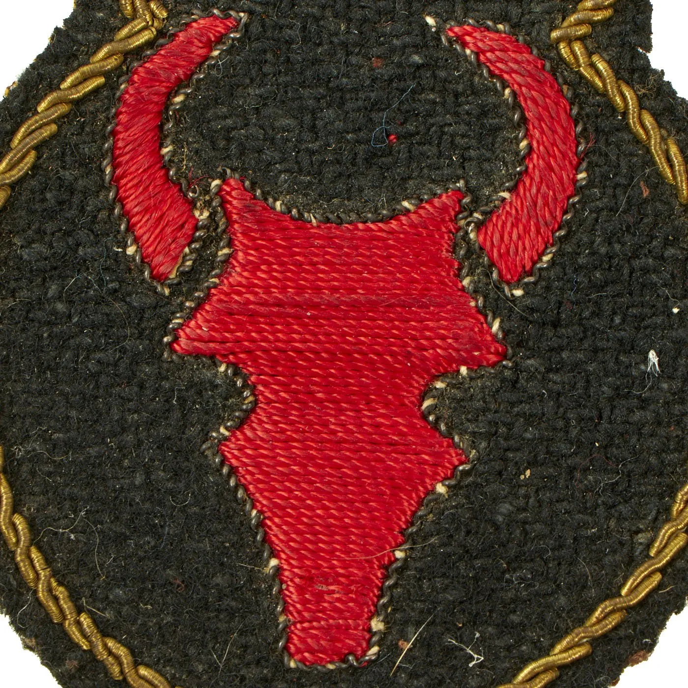 Original U.S. WWII Rare Theater Made 34th Division Patch